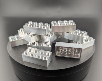 Blocos de montar CNC de alumínio, o brinquedo antiestresse definitivo para colecionadores.