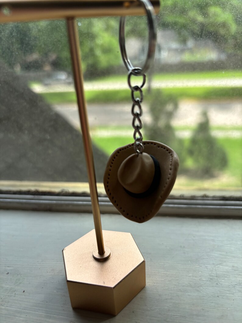 Cowboy Hat Keychains 4 Styles Handmade Polymer Clay Keychains - Etsy