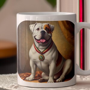 Regal Bulldog Portrait Ceramic Coffee Mug 11oz