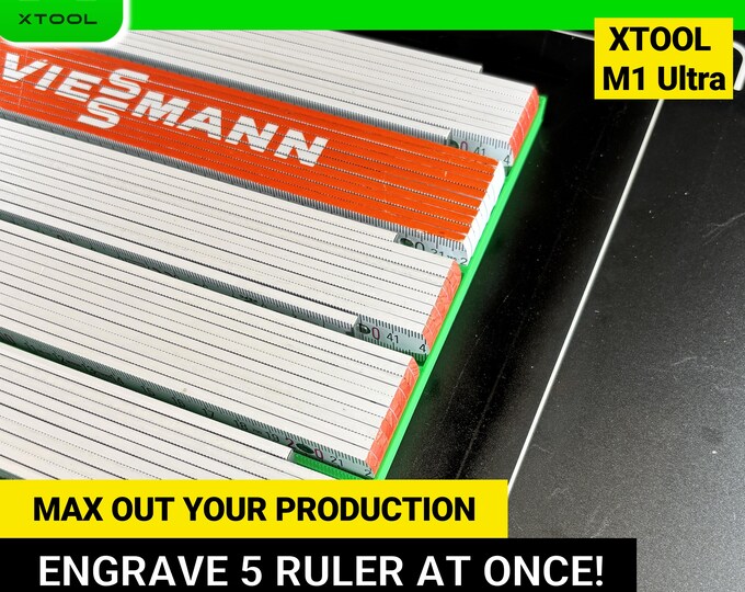 Xtool M1 Ultra Ruler | Precise Fiber Laser Engraving Tool – by ...