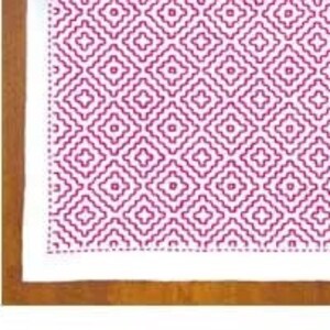 Olympus Sashiko Hana Fukin &quot;Persimmon Blossom&quot; sampler kit SK-295 pink white