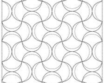 Traditional Japanese Craft Navy Sashiko Sampler Cloth Kit Bird and Plum Flower Design Place Mat
