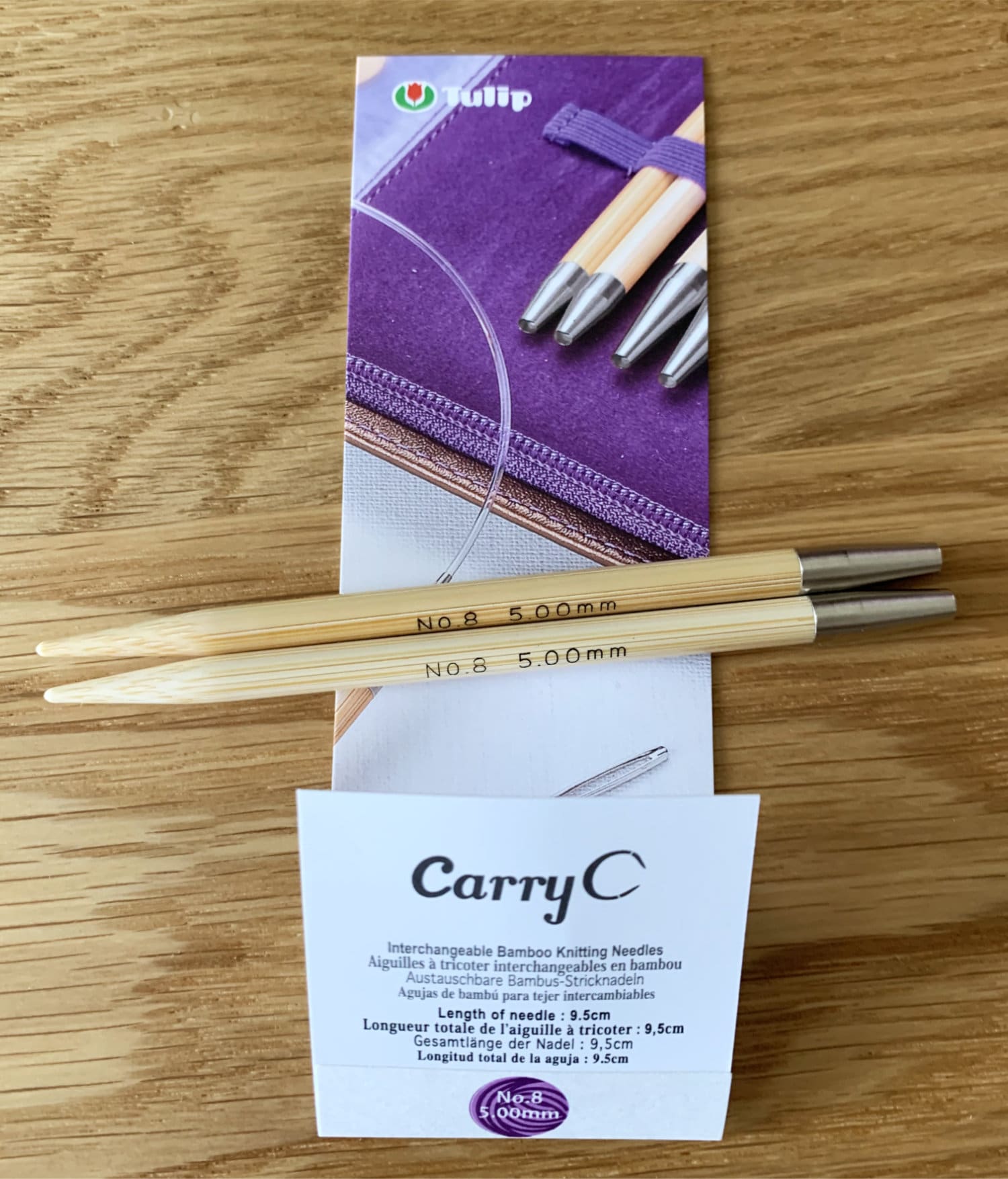 Tulip Bamboo Circular Knitting Needles - 100cm Length 5mm Thickness