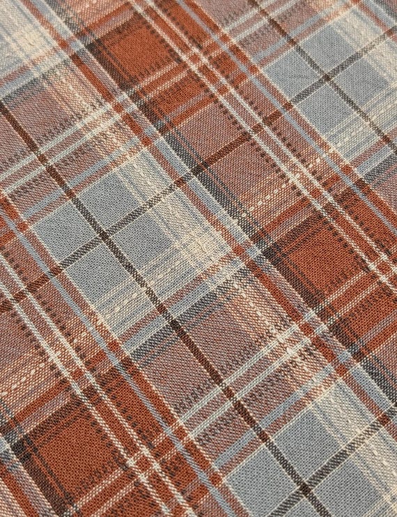 Japanese Yarn Dyed Square Plaid in Red Japanese Yarn Dyed Square Plaid in Red