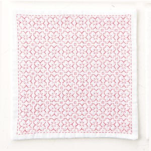 Olympus iine Sashiko Handkerchief fabric Cherry Blossom white cotton cloth HK-5 桜の花
