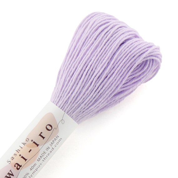 Olympus Sashiko Awai-Iro Thread A5 Lavender Olympus Sashiko Awai-Iro Thread A5 Lavender