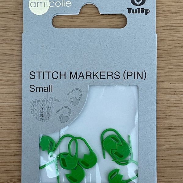 Tulip SMALL Stitch Marker Pin green Amicolle Knitting Accessories AC-082