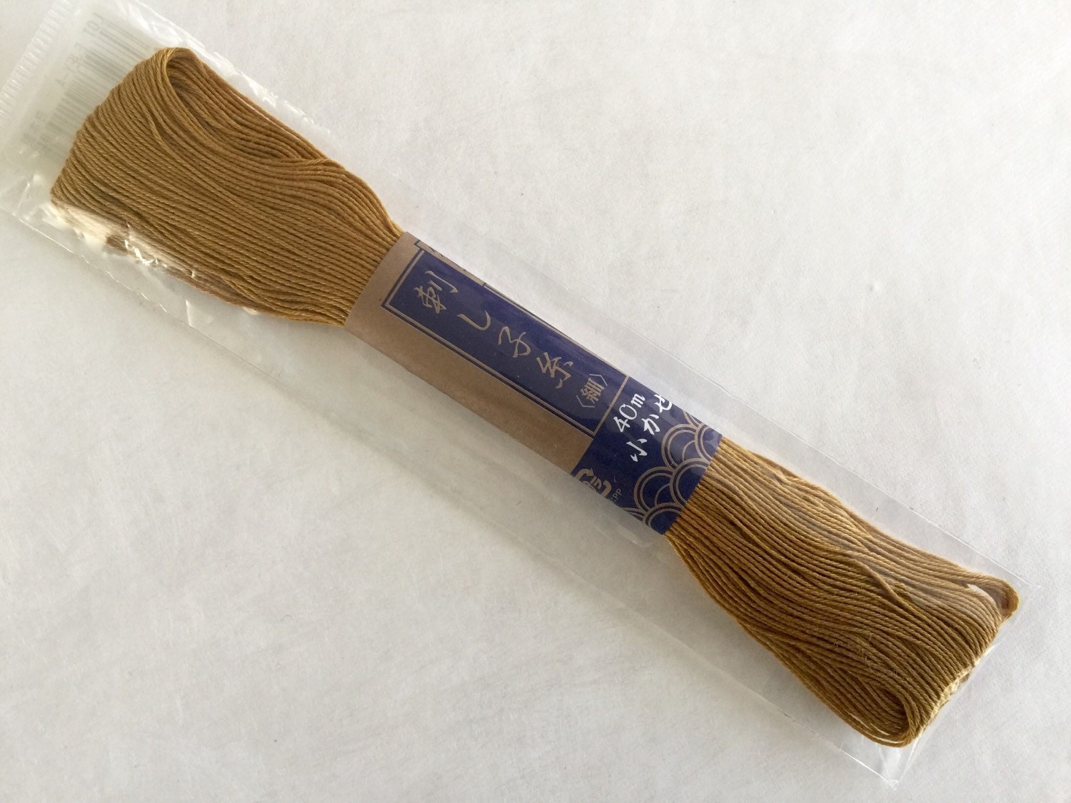 横田ロッド　TN244 6f6in ♯3 J.Yokota maker 1030 Yokota #3 Japanese Cotton Sashiko Thread GOLD 40 Meter Skein