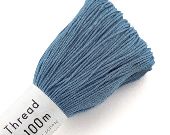 Olympus Color #118 Japanese sashiko thread COBALT BLUE 100 meter skein