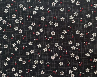 Tiny Sakura Cherry Blossoms Sevenberry Japanese Cotton Fabric