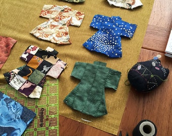 ミニ着物PDF型紙 - Etsy 日本