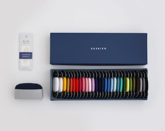 Daruma Sashiko Thread Large Boxed Set with Pin Cushion and Needles