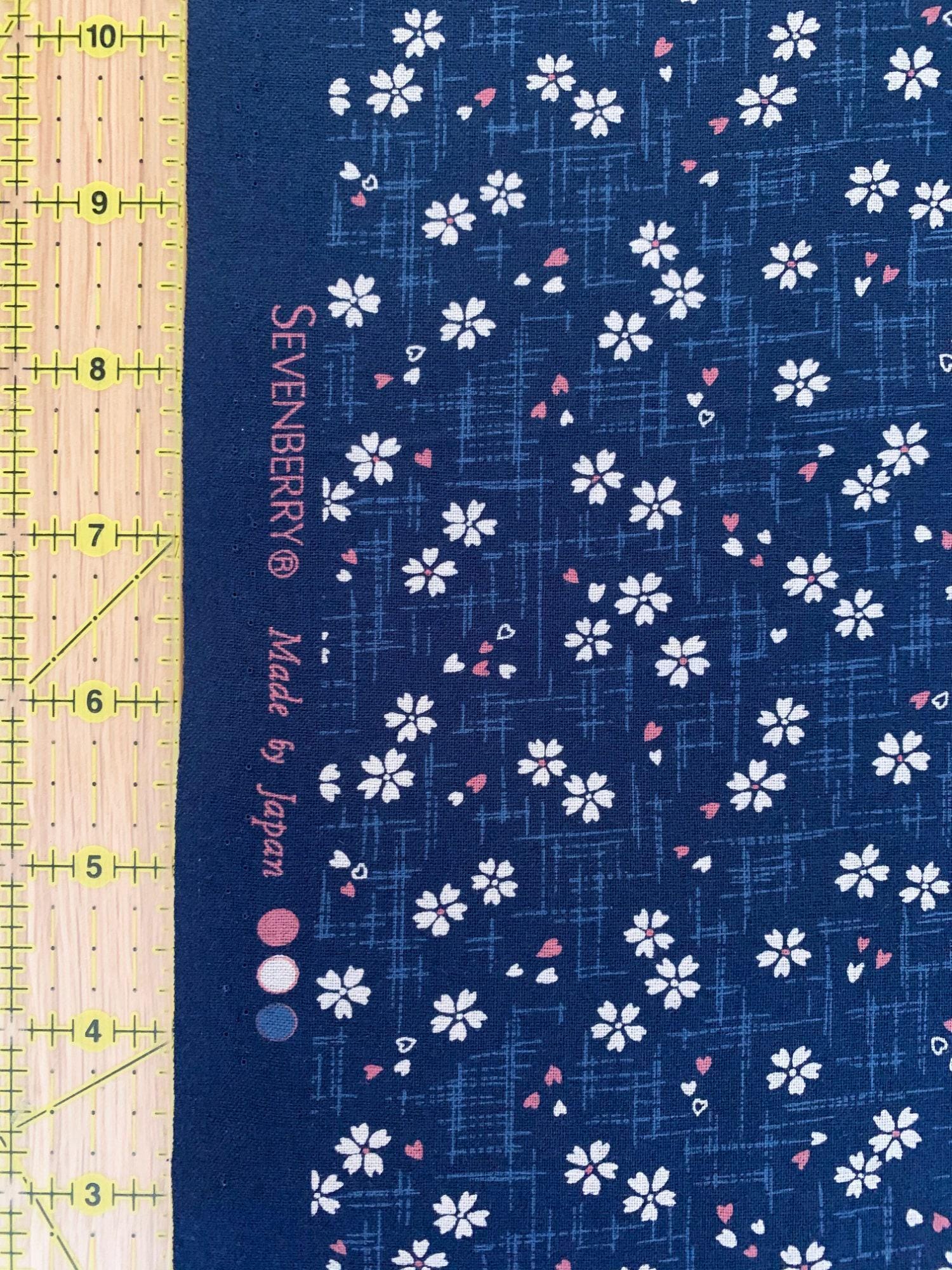 Tiny Cherry Blossoms Sevenberry Japanese Cotton Fabric 88227-2-6
