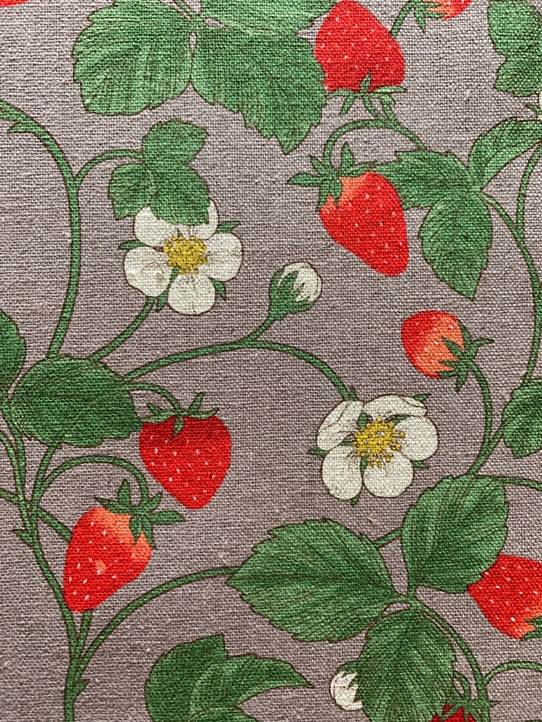 Strawberry Fields Japanese Cotton Linen Fabric YO2004D Etsy