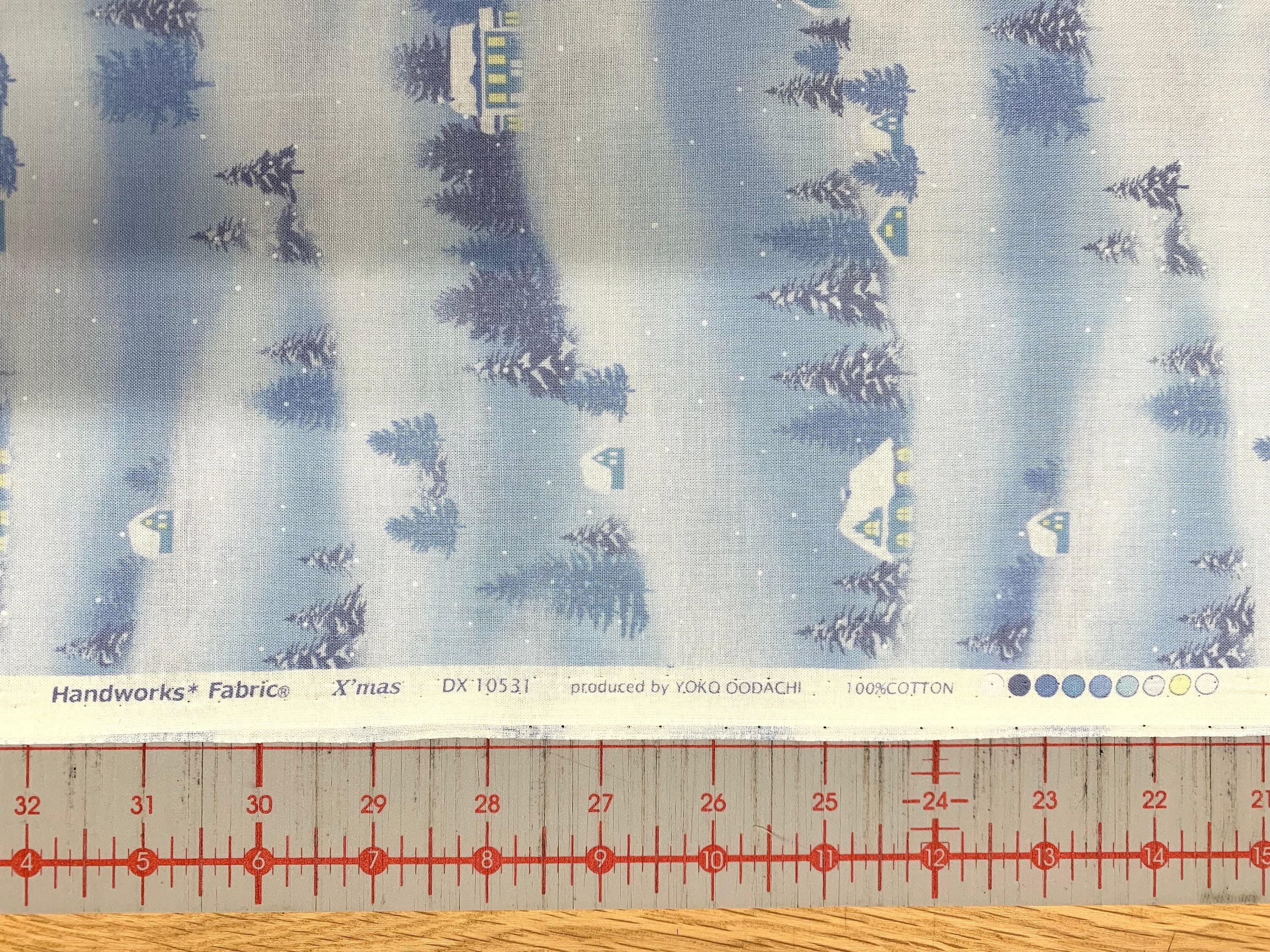 Handworks Fabric X'mas by Yoko Oodachi Japanese Cotton Fabric