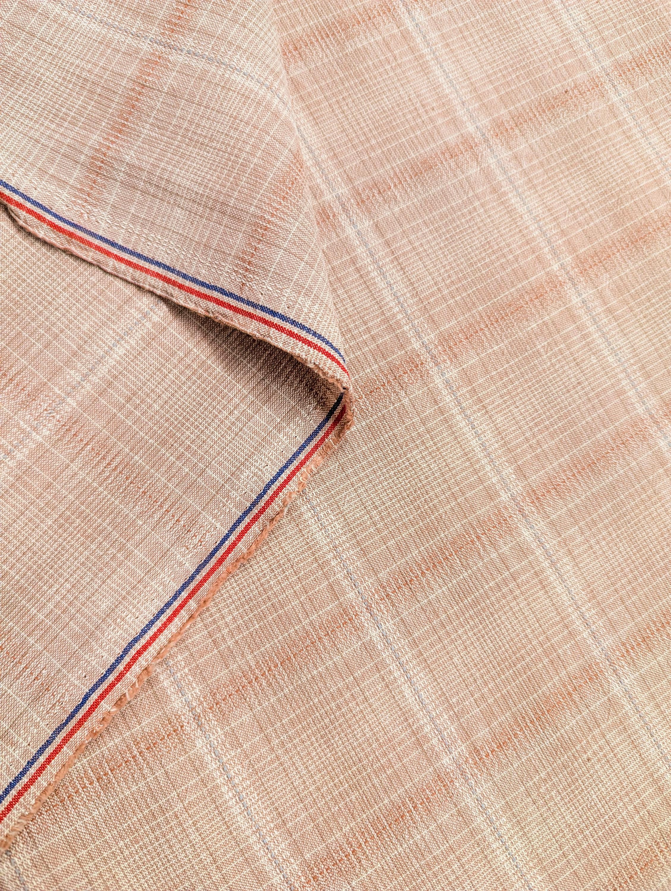 【在庫処分】 Plaid Dyed Yarn Matsuda Junko Japanese Y23 Fabric Cotton ノート・メモ帳