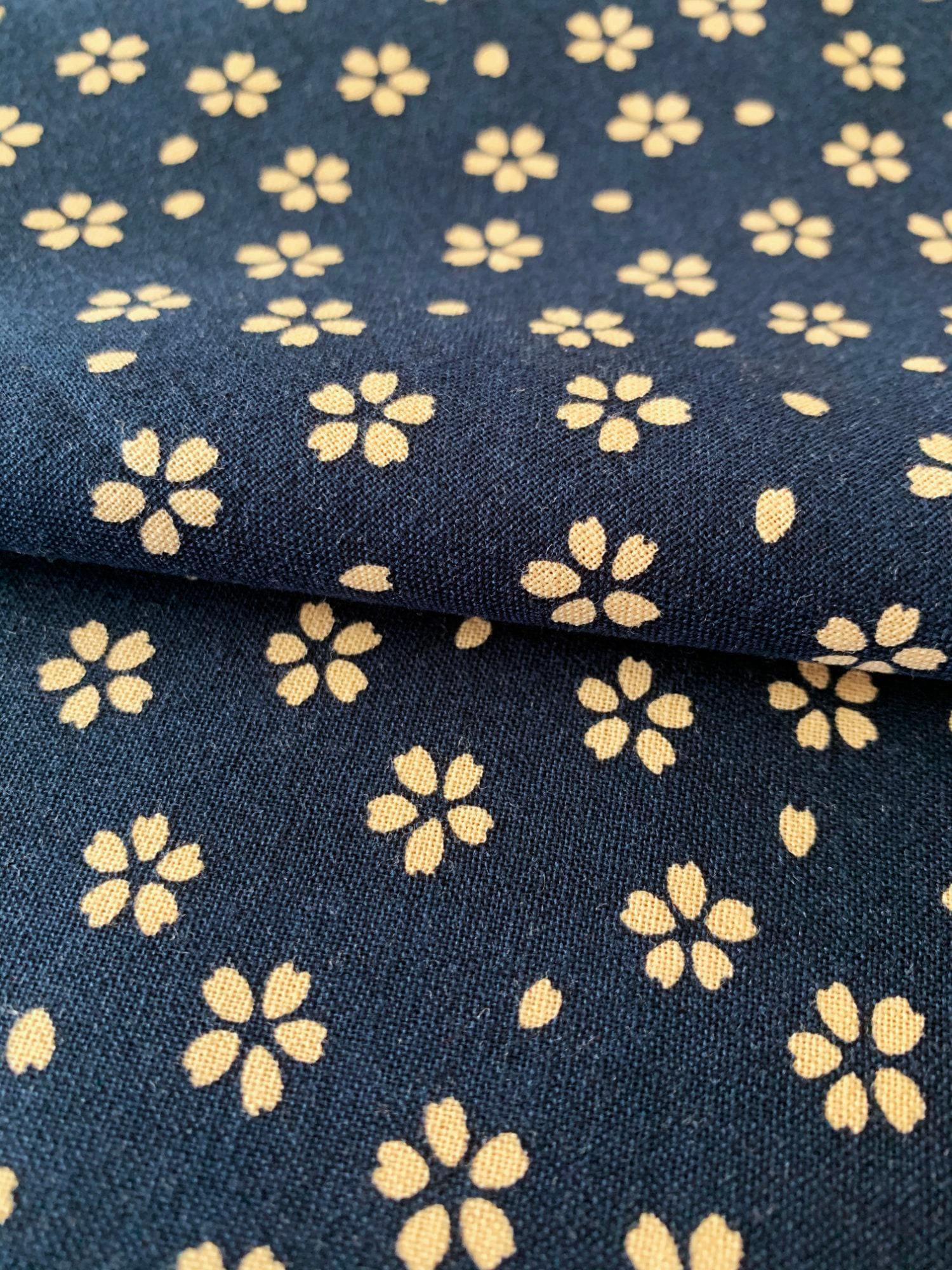 Medium Cherry Blossom Sakura Sevenberry Japanese Cotton Fabric