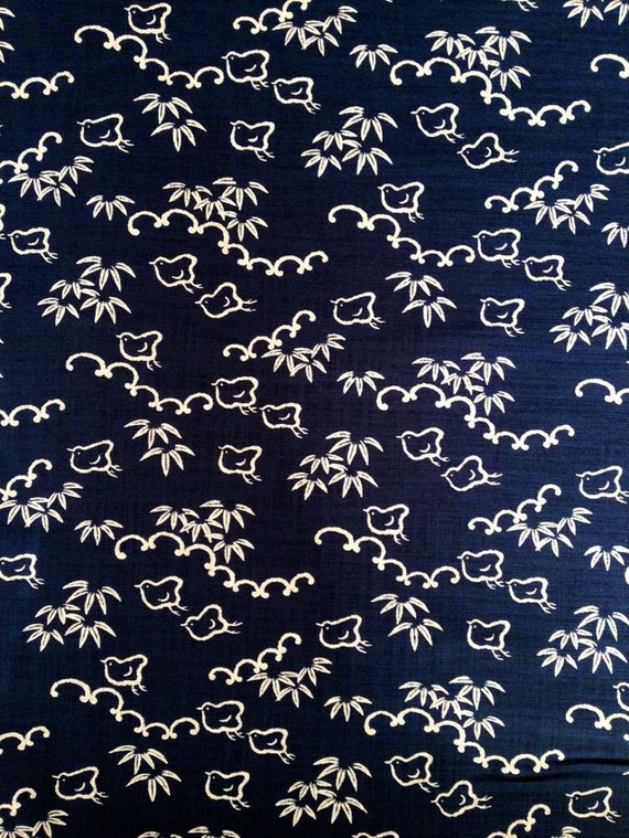 Sevenberry Chidori Little Bird Japanese Cotton Fabric 88223