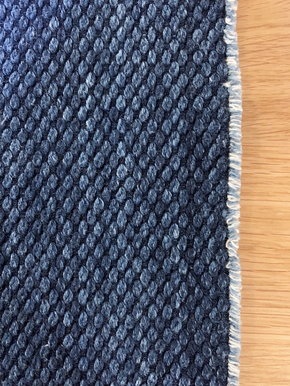 Kendo cloth Japanese Indigo cotton fabric 4400 natural aizome blue