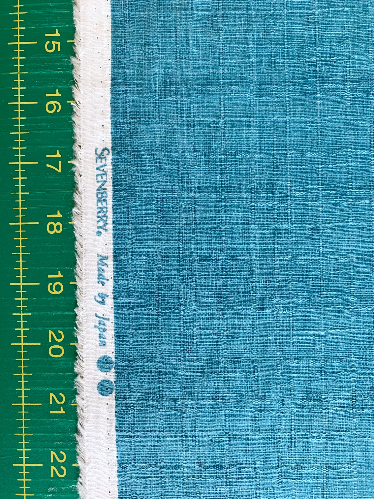 Solid Color Dobby Weave Sevenberry Japanese Cotton Fabric
