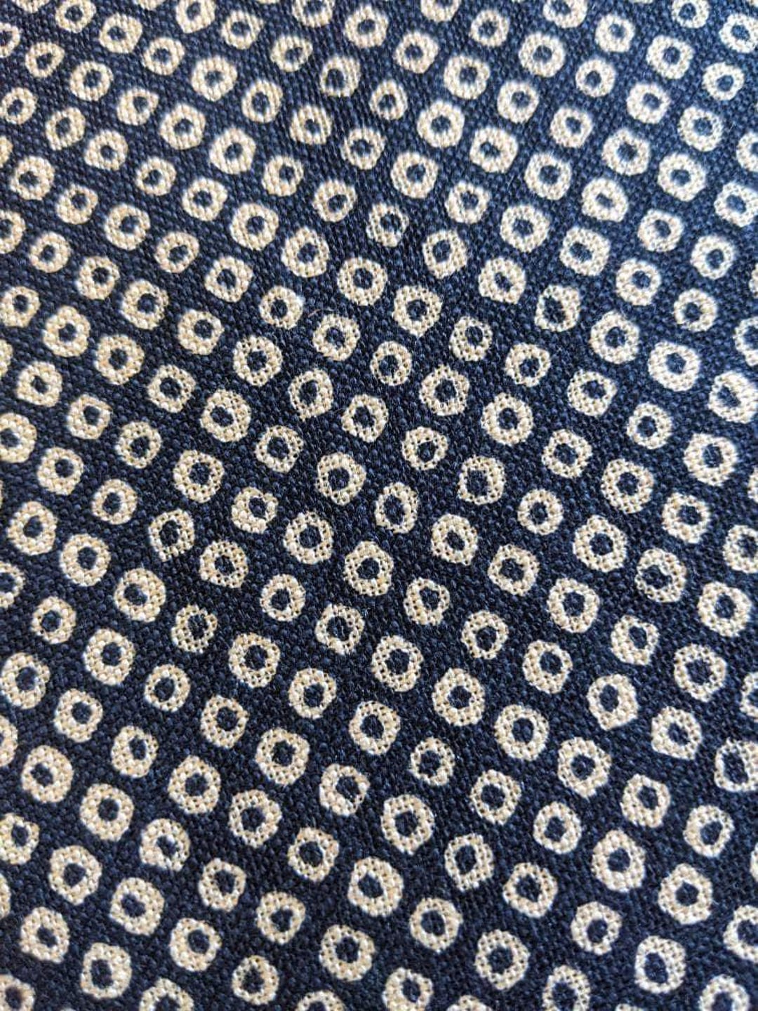 Sevenberry Shibori Dot Japanese Cotton Fabric 88223-25 Navy