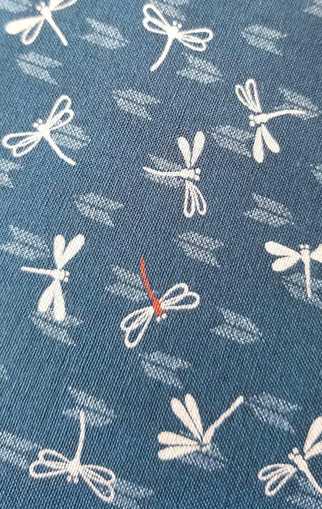 Dragonflies With Arrows in Light Blue Sevenberry Japanese