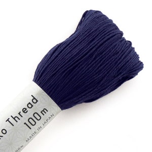 Olympus Sashiko Cotton Thread 103 Navy 100 metres Olympus Sashiko Cotton Thread 103 Navy 100 metres