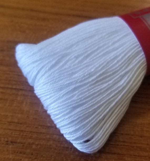 Japanese Sashiko Thread - White (#1) - Stitched Modern