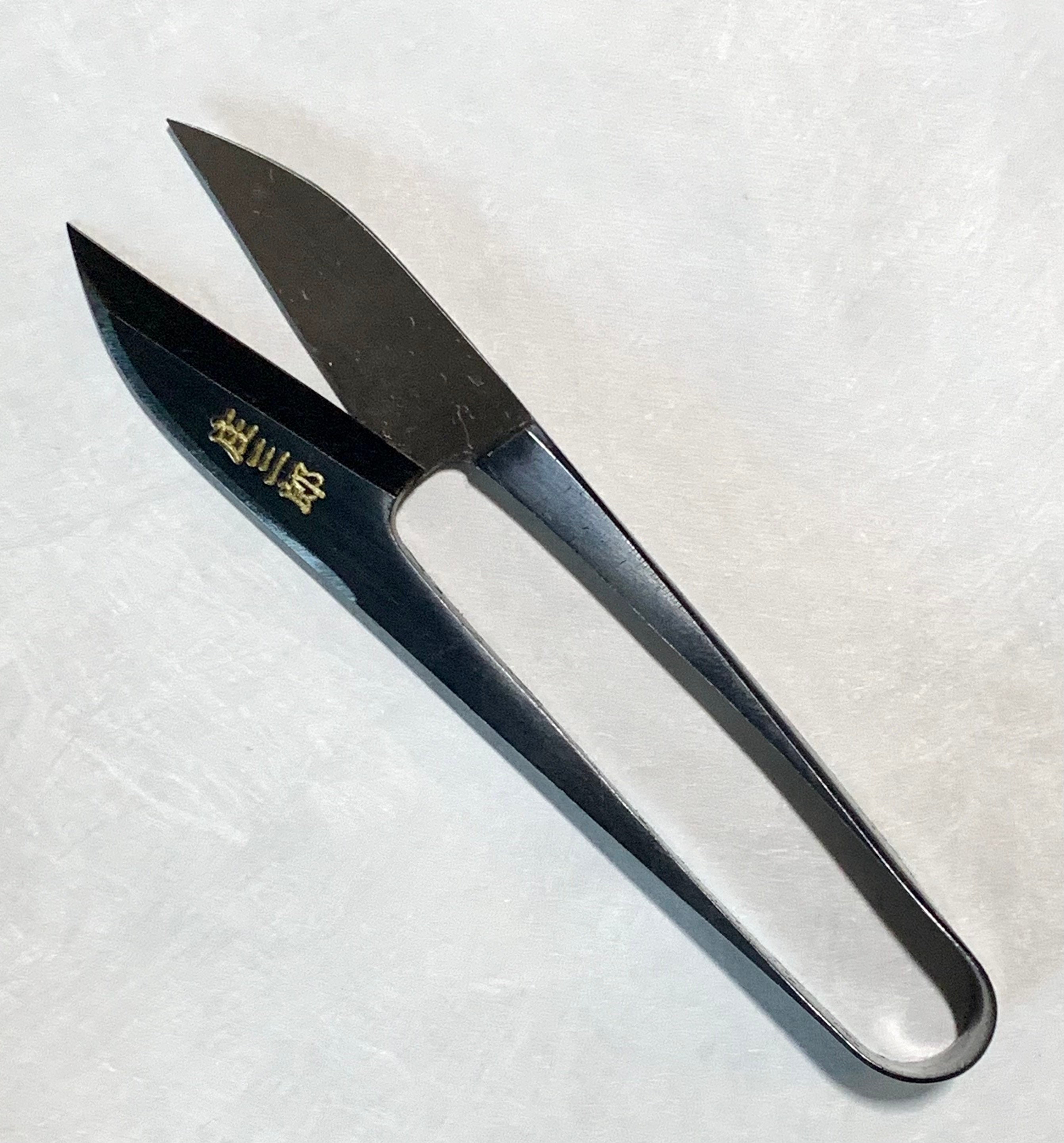 Black Crane Scissors 3.75 Gold Chicken Scissors Thread Scissors