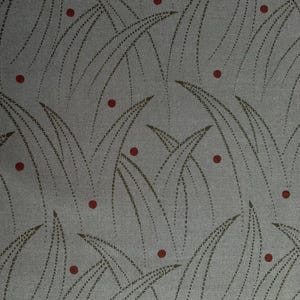Centenary Collection Japanese printed cotton taupe fabric CE10377S-B gray