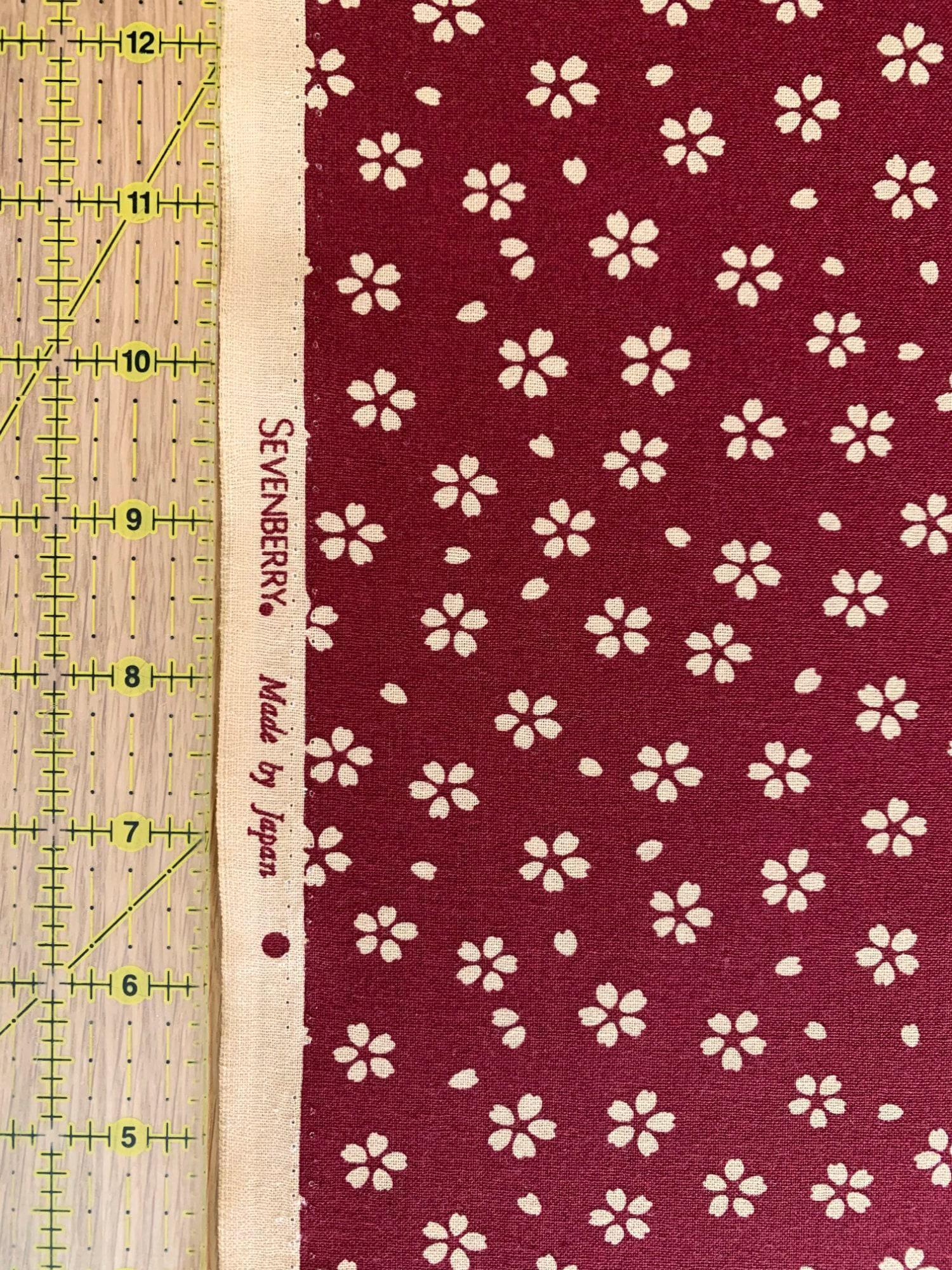 Medium Cherry Blossom Sakura Sevenberry Japanese Cotton Fabric
