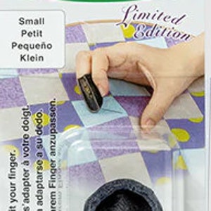 Natural Fit Limited Edition Black Clover Leather Thimble for sewing, quilting, needlepoint, and embroidery image 2