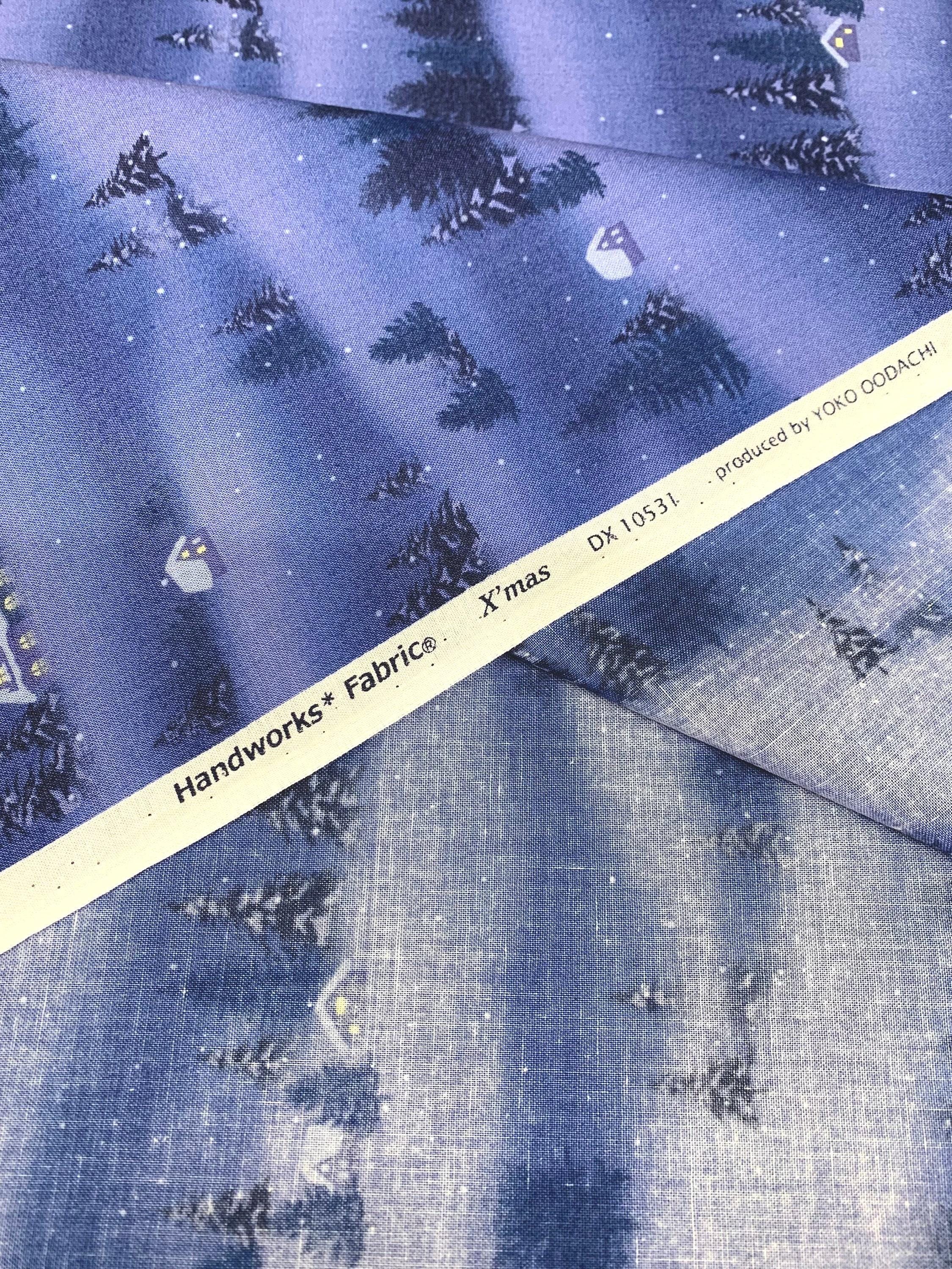 Handworks Fabric X'mas by Yoko Oodachi Japanese Cotton Fabric