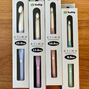 Tulip ETIMO GrandHook Large Crochet Hook with Cushion Grip single hook