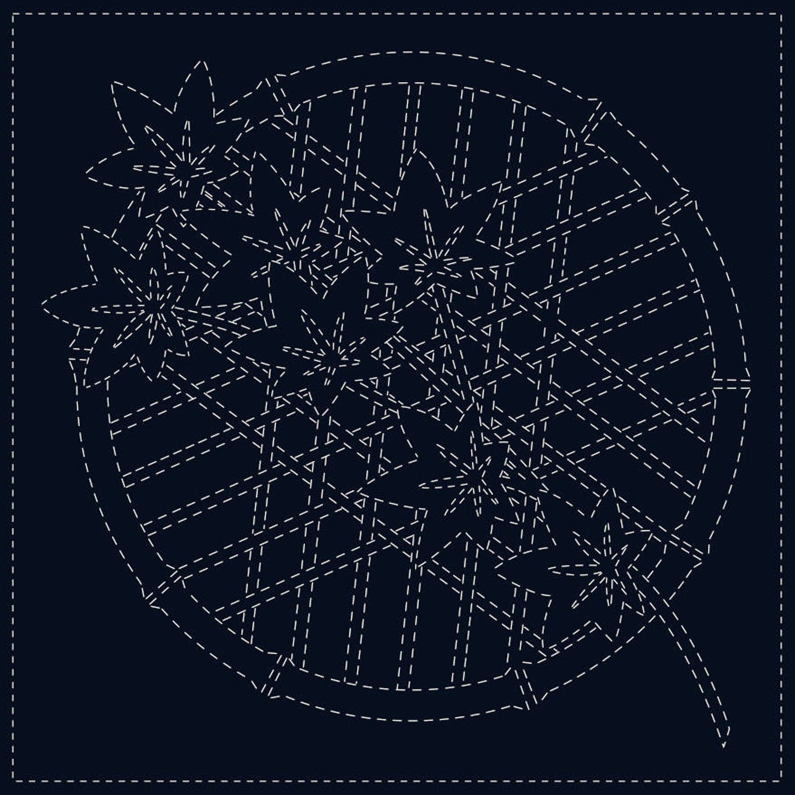 Японская вышивка сашико схемы