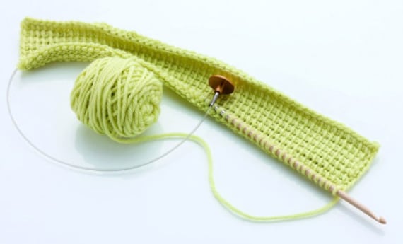 Tulip Carry T Interchangeable Bamboo Tunisian Hook Set With Gray