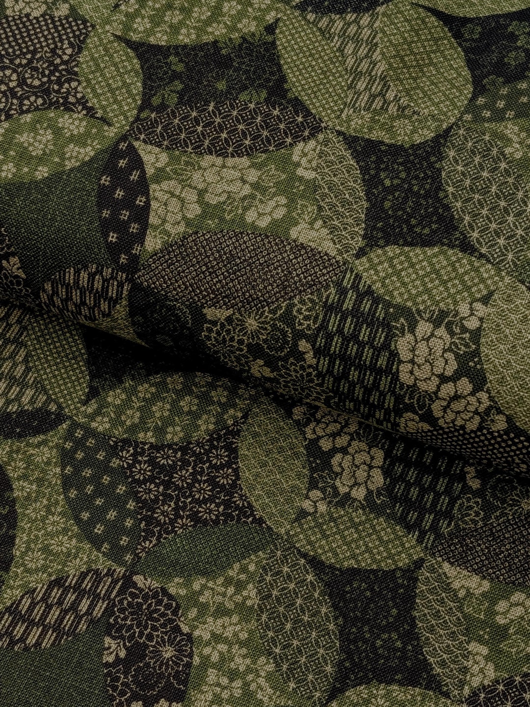 NEW Sevenberry - Patchwork Shippo Rustic Weave Cotton Japanese