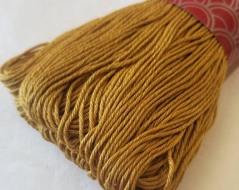 Yokota #3 GOLD 100 meter skein Japanese Cotton Sashiko thread