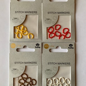 Tulip Heart Stitch Markers Amicolle Knitting Accessories - Medium