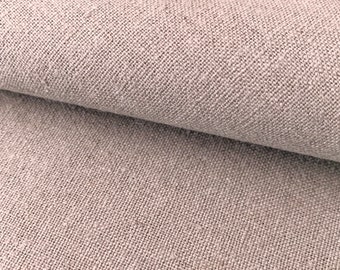 Solid color Japanese cotton linen fabric H-CO-6001-A taupe rose