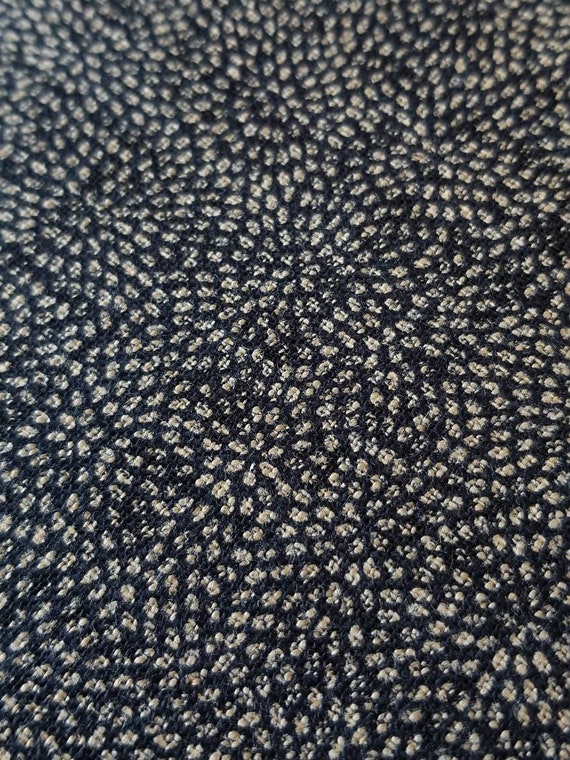 Sevenberry Exploding Dots Navy Indigo Blue Japanese Cotton - Etsy