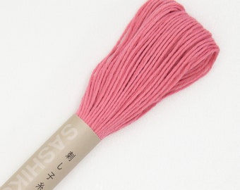 Olympus Color #13 Japanese Cotton sashiko thread PINK 20 meter skein