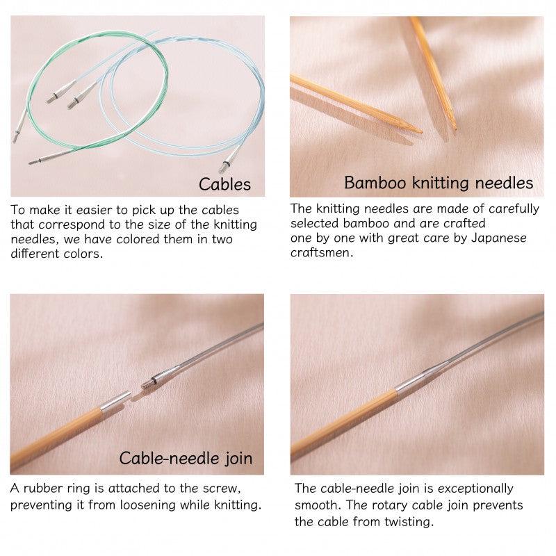 NEW Tulip - Carryc Long Interchangeable Japanese Bamboo Knitting