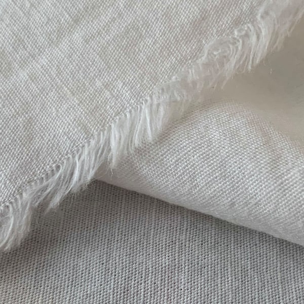 Cosmo Japanese cotton linen fabric AD5192-OW creamy white