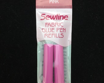 Pink SEWLINE Refill for Applique Fabric Glue Stick 