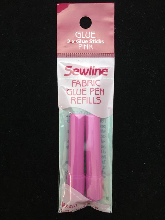 Sewline Fabric Glue Pen Refillspink/blue/yellow Pack of 6 Glue