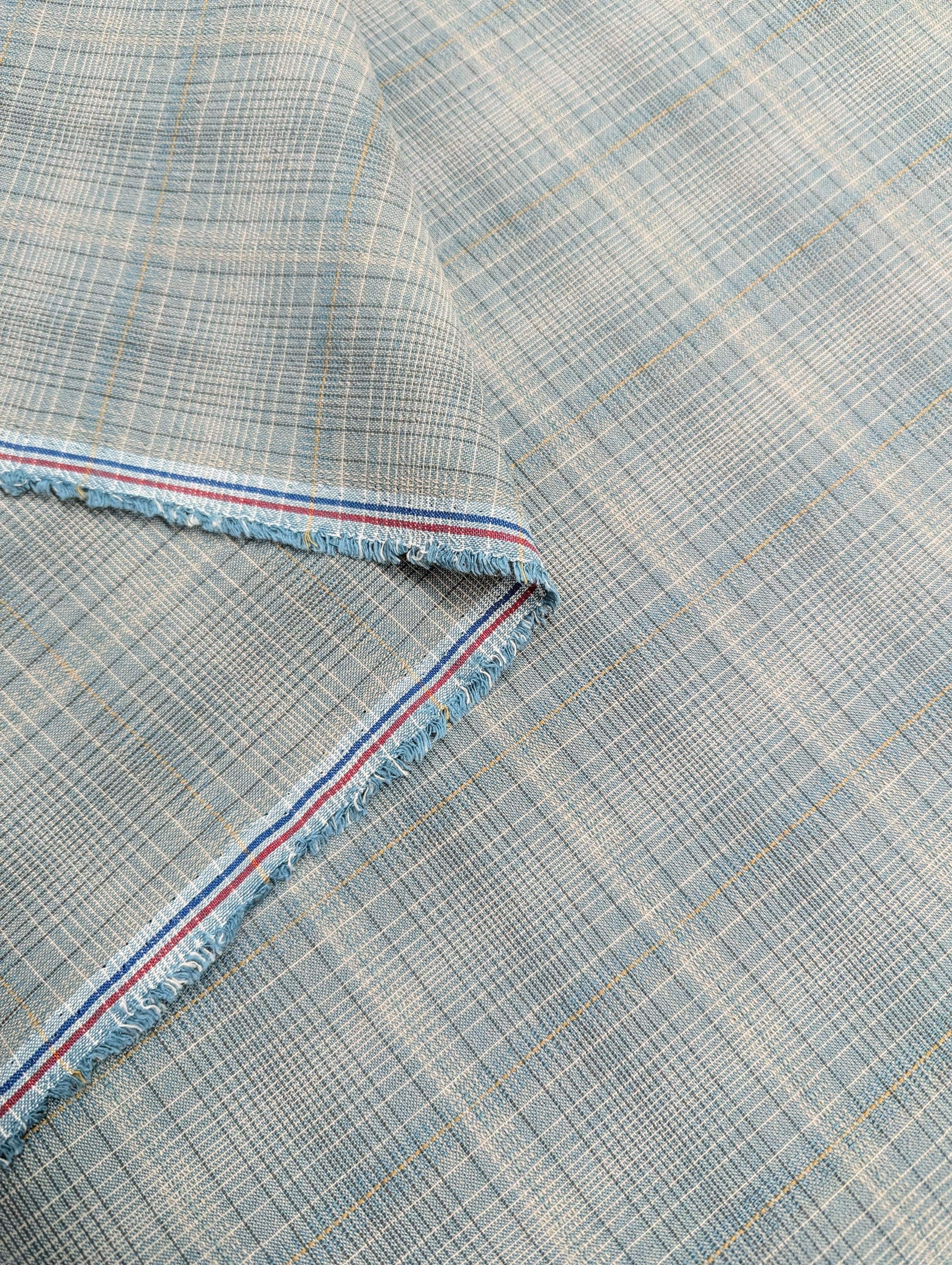 Junko Matsuda Yarn Dyed Plaid Japanese Cotton Fabric Y23