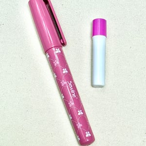 Blue SEWLINE Applique Fabric Glue Stick Pen with refill image 1