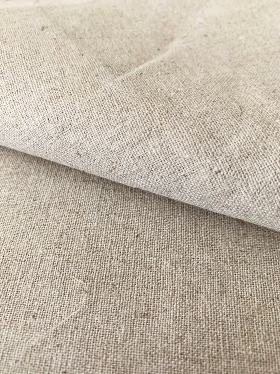 Custom Printed British Natural Cotton Linen Fabric