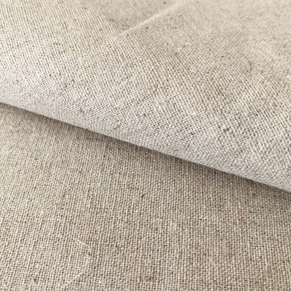 Solid color Japanese cotton linen fabric H-CO-6001-KN Natural